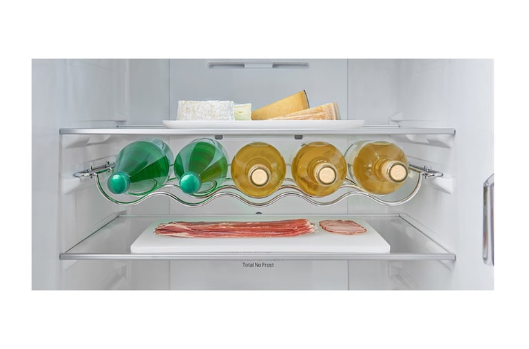 LG Ny  kombinerad Kyl/Frys med Total No Frost, 190cm (nettovolym 318 liter), GBB59NSGFB